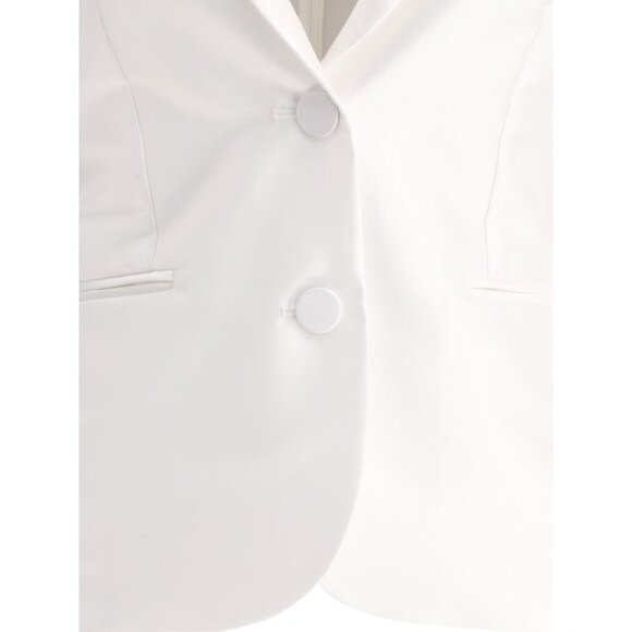 F.It Satin Single-Breasted Blazer tag size 42 Women - Picture 3 of 4